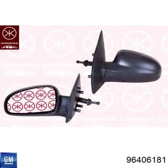 Espelho de retrovisão esquerdo General Motors 96406181 preço, a partir de 63,10 USD