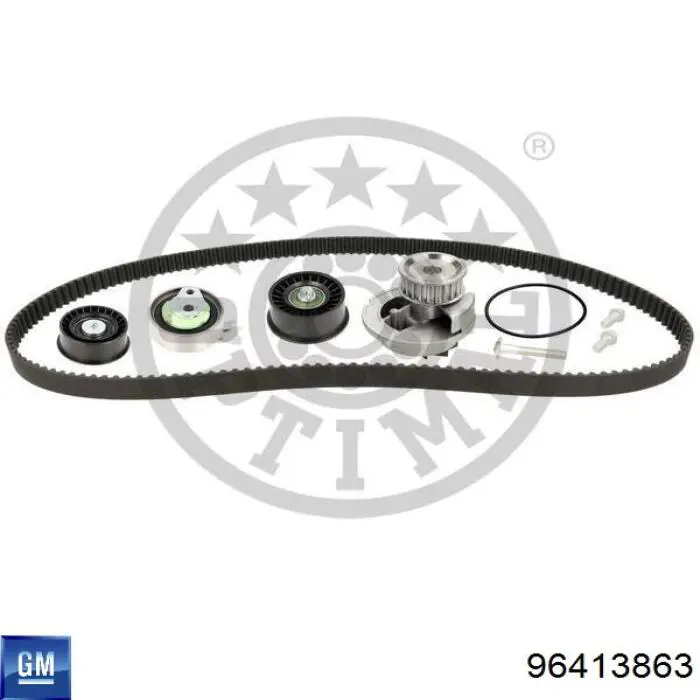 Rolo parasita da correia do mecanismo de distribuição de gás General Motors 96413863 preço, a partir de 14,65 USD