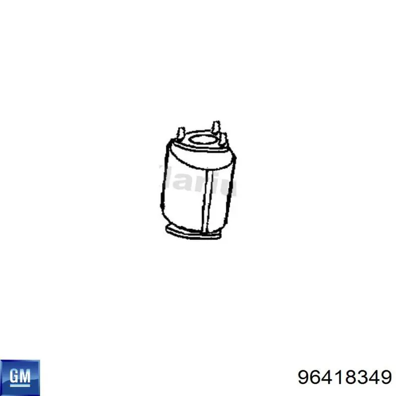 Convertidor - catalisador General Motors 96418351 preço, a partir de 181,42 USD