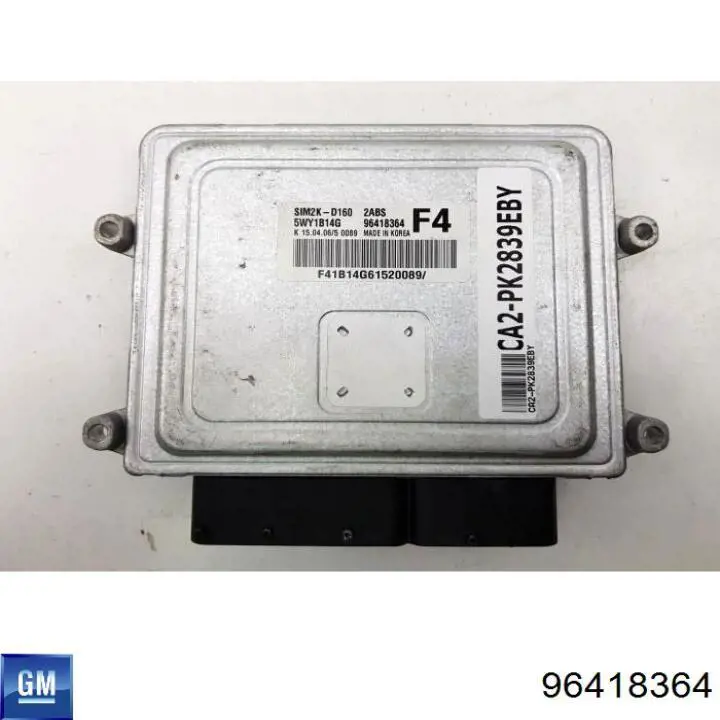 Módulo de direção (Centralina eletrônica) de motor Chevrolet Epica II V250