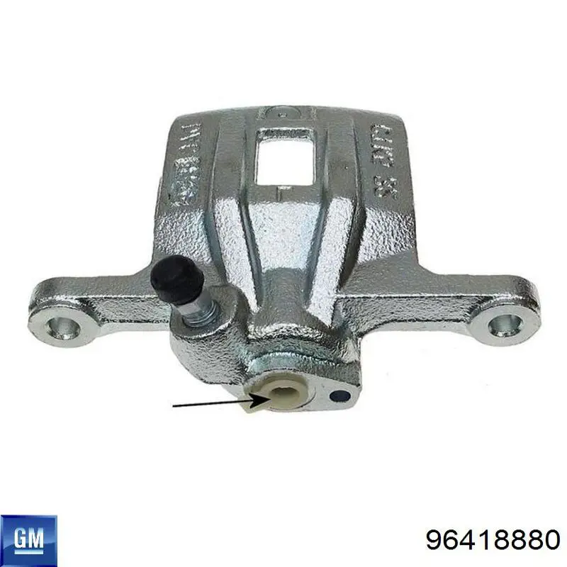 Compre 96418880 General Motors Suporte do freio traseiro direito