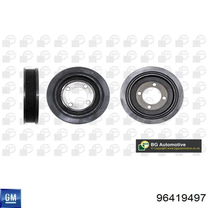 Polia de cambota General Motors 96419497 preço, a partir de 51,25 USD