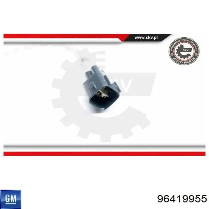 Compre 96419955 General Motors Sonda lambda, sensor de oxigênio depois de catalisador