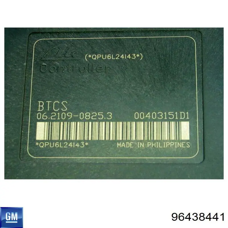 Compre 96438441 General Motors Unidade hidráulico de controlo ABS