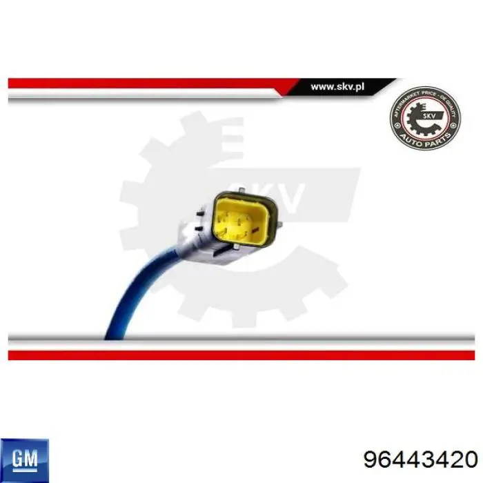 Compre 96443420 General Motors Sonda lambda, sensor de oxigênio