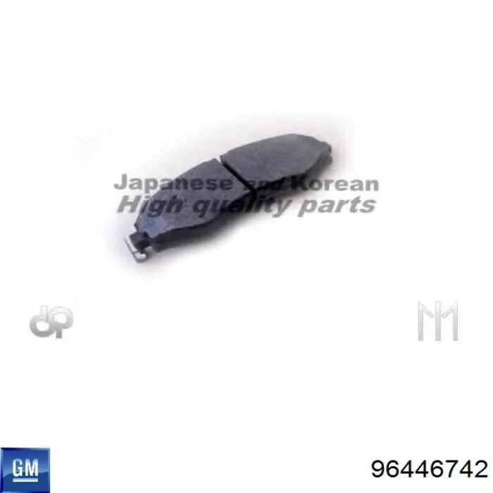 96446742 General Motors Sapatas do freio dianteiras de disco