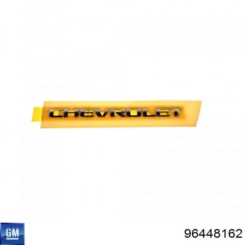96448162 General Motors Emblema de tampa de porta-malas (emblema de firma)