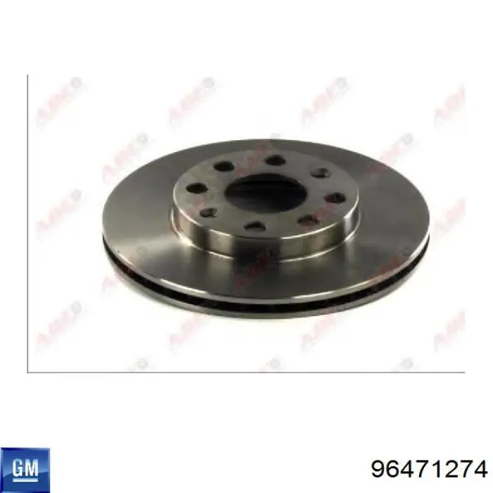 Disco do freio dianteiro General Motors 96471274 preço, a partir de 31,12 USD