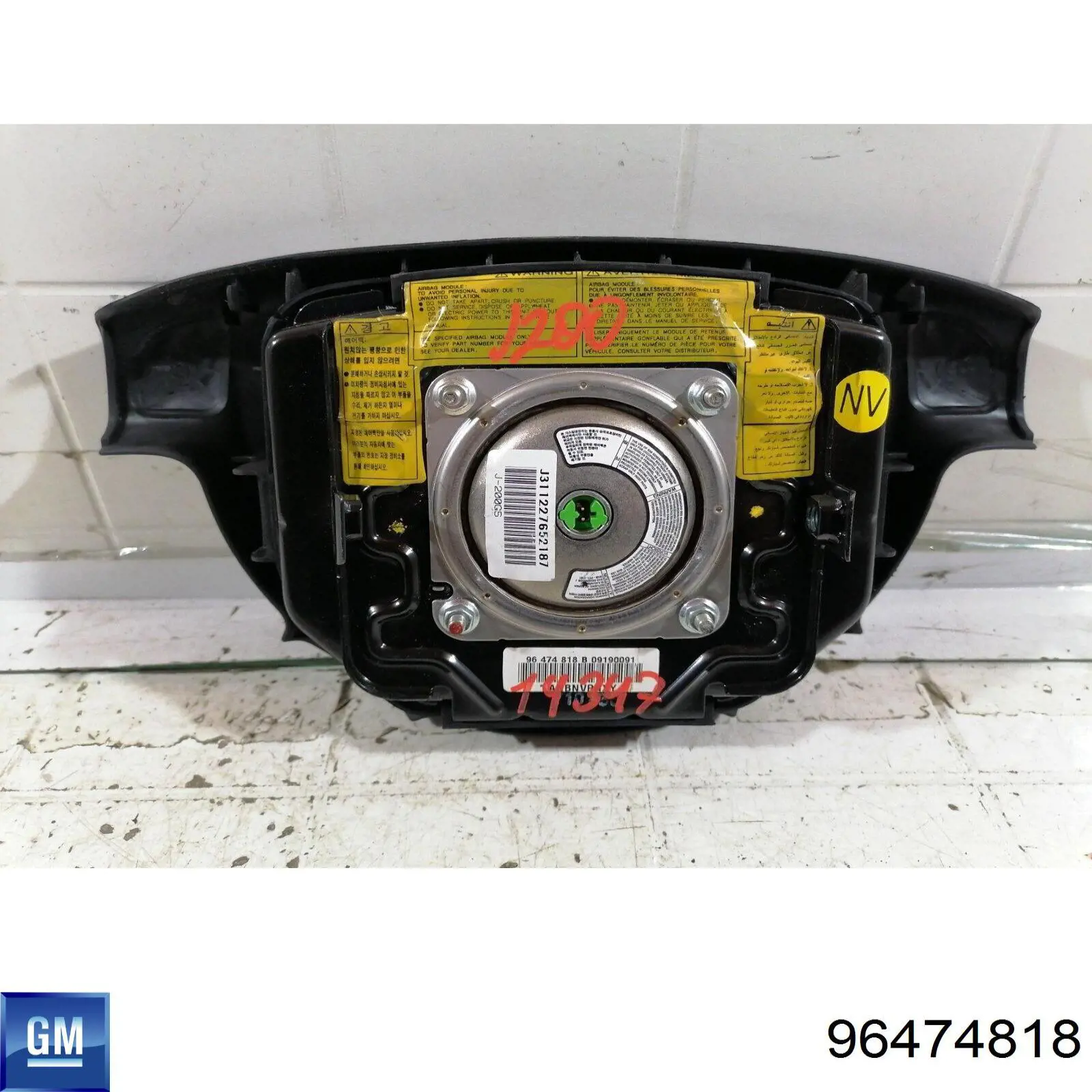 Compre 96474818 General Motors Cinto de segurança (AIRBAG) de condutor
