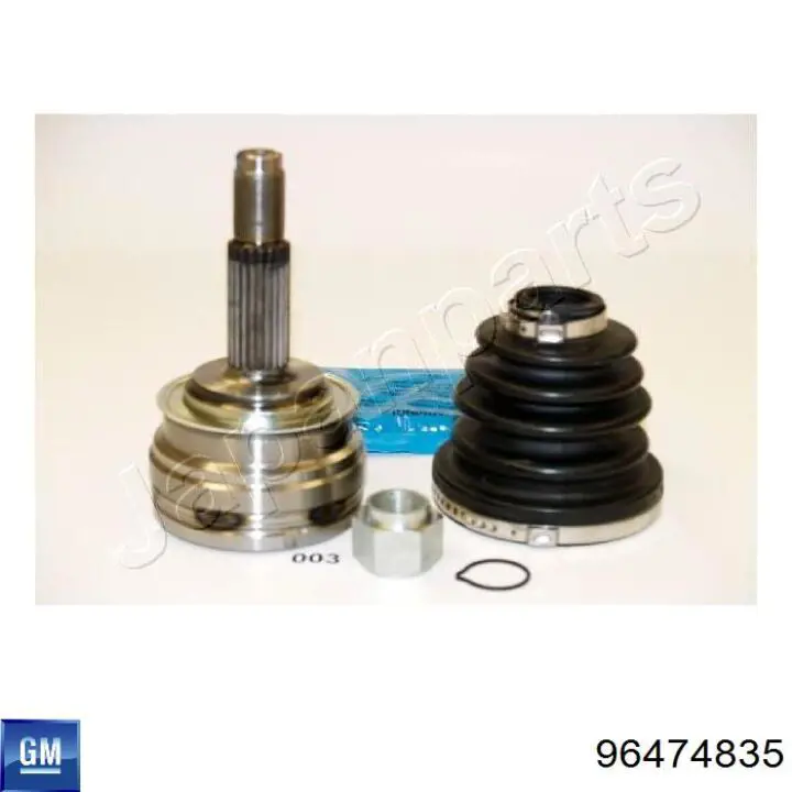 96474835 General Motors Semieixo (acionador) dianteiro direito
