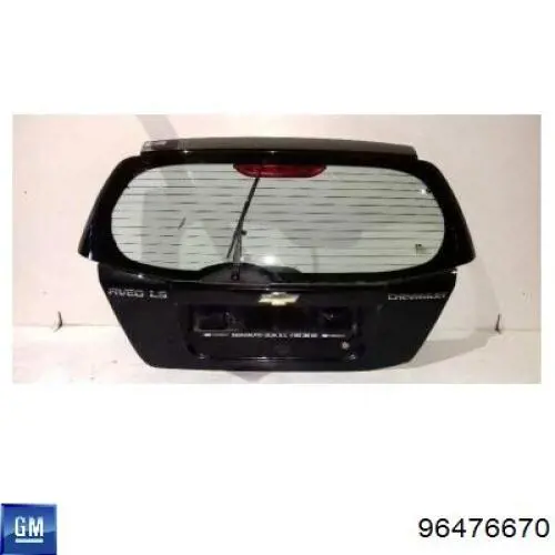 Porta traseira (3ª/5ª porta-malas (tampa de alcapão) para Chevrolet Aveo II T250, T255