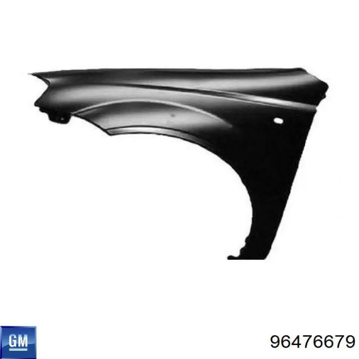 Pára-lama dianteiro esquerdo General Motors 96476679 preço, a partir de 72,27 USD