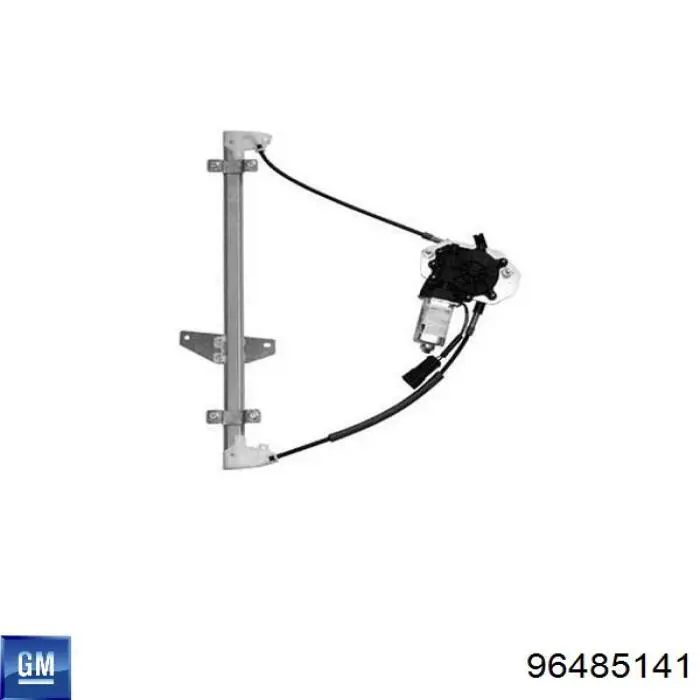 96485141 General Motors Motor de acionamento de vidro da porta dianteira esquerda