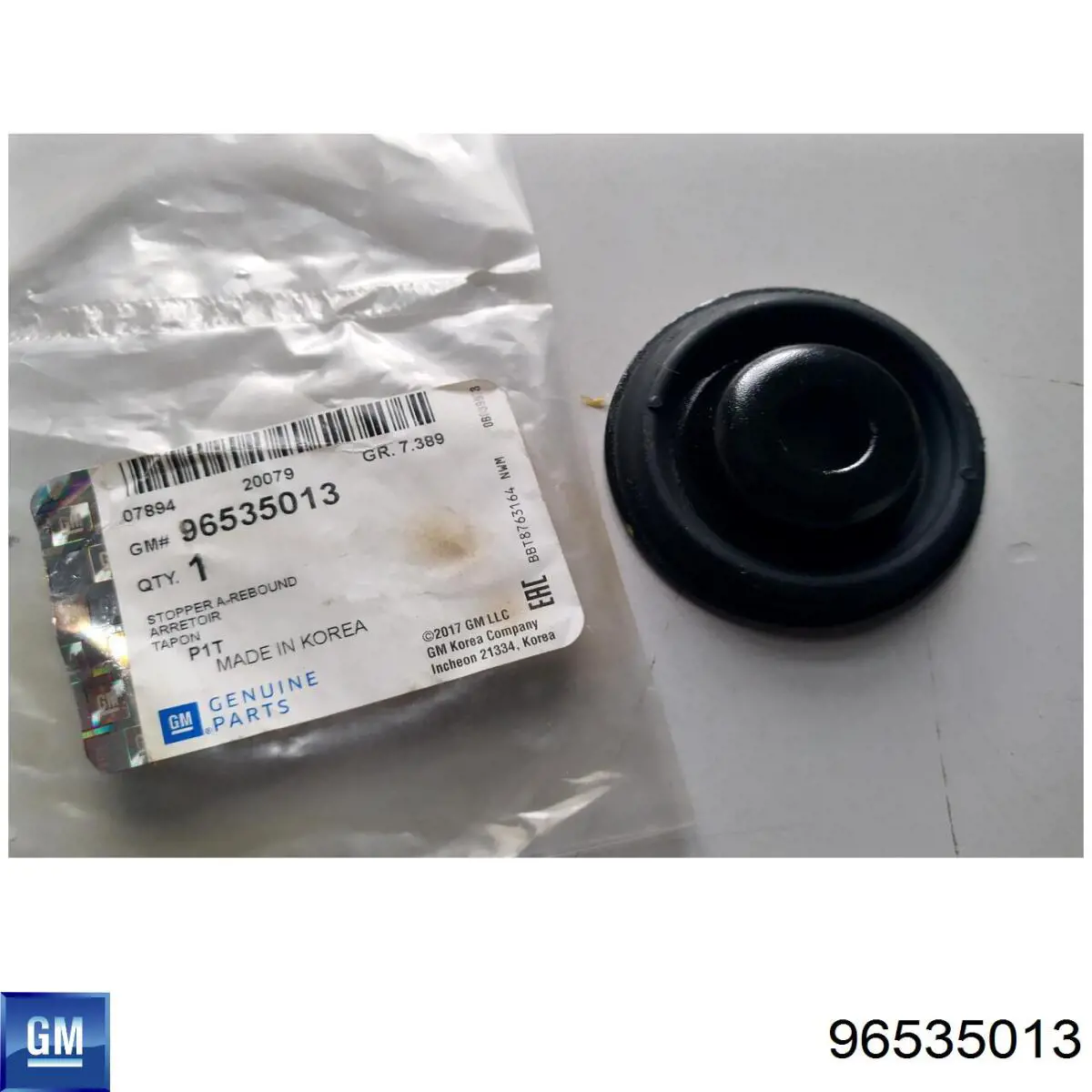 Compre 96535013 General Motors Arruela de bucha da haste de amortecedor dianteiro