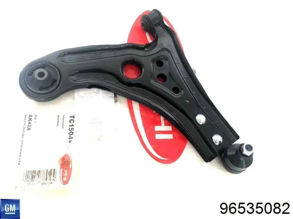 Braço oscilante inferior direito de suspensão dianteira General Motors 96535082 preço, a partir de 77,39 USD