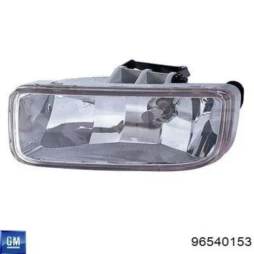 96540153 General Motors Luzes de nevoeiro esquerdas