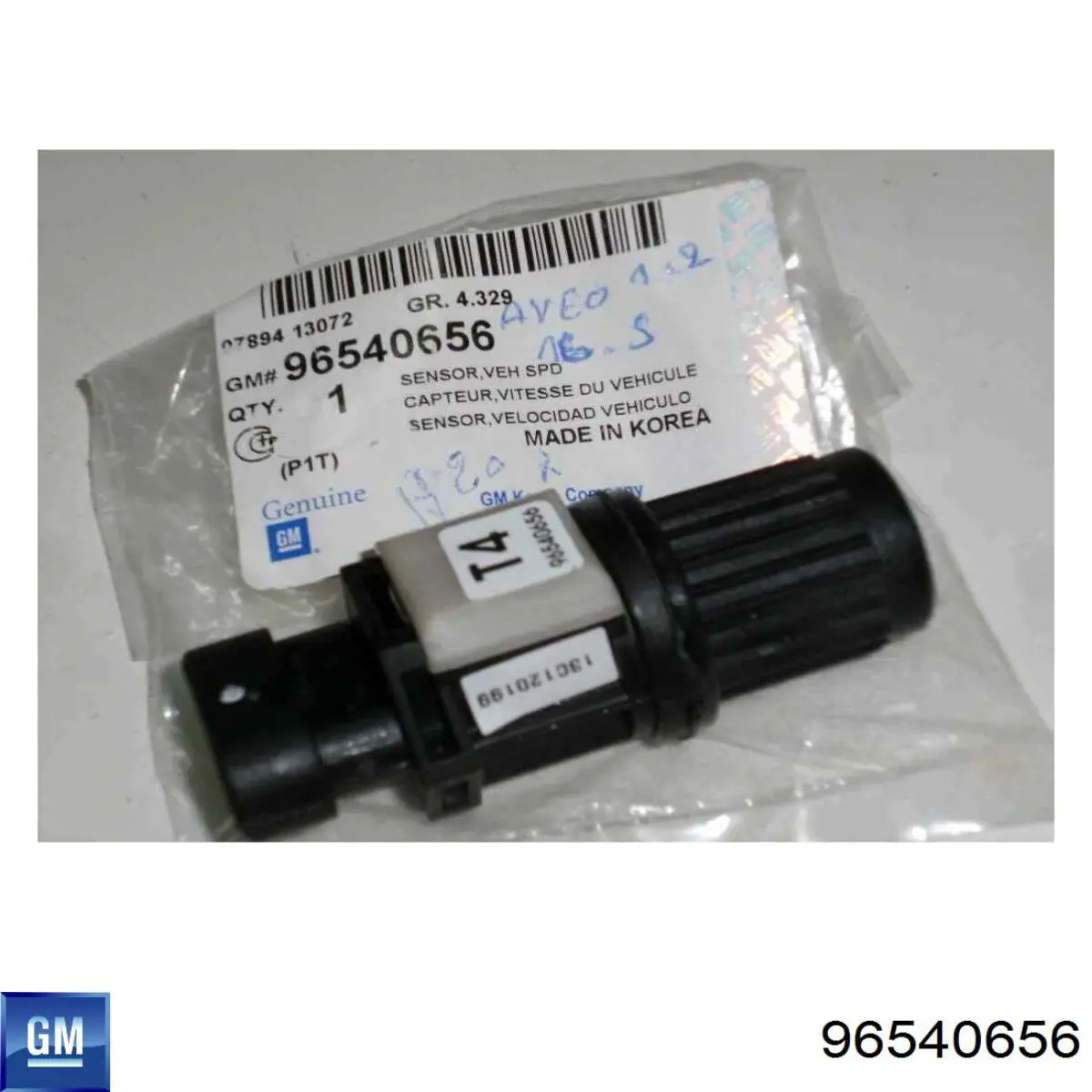 Sensor de velocidade 96190708 Opel