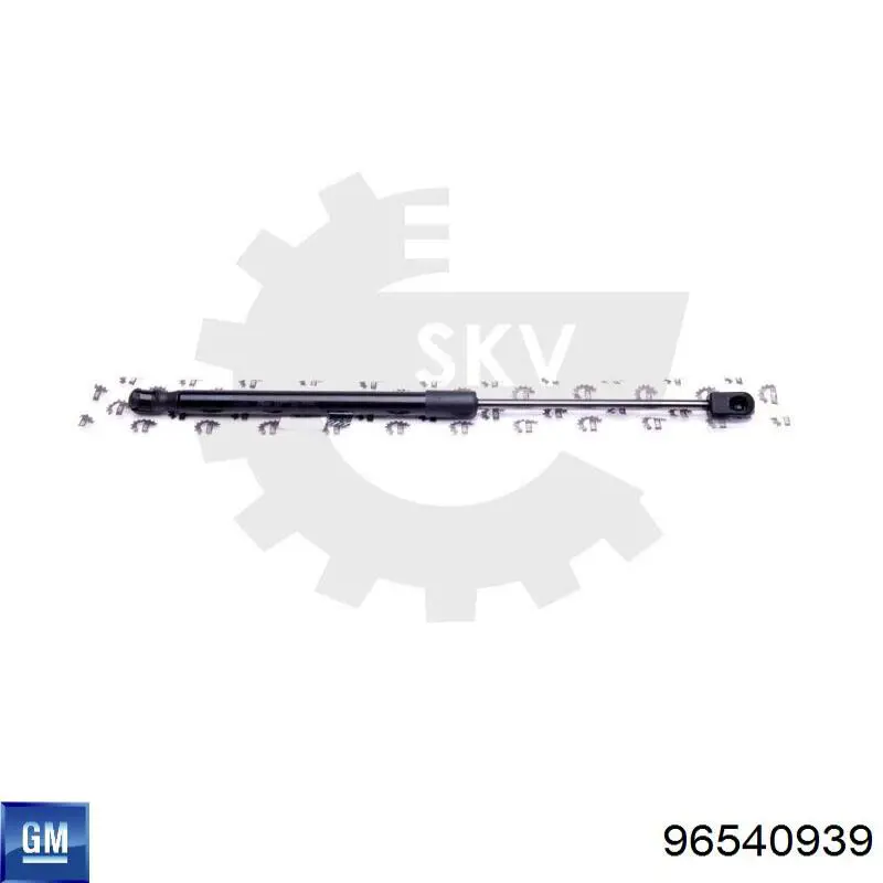 96540939 General Motors Amortecedor de tampa de porta-malas (de 3ª/5ª porta traseira)