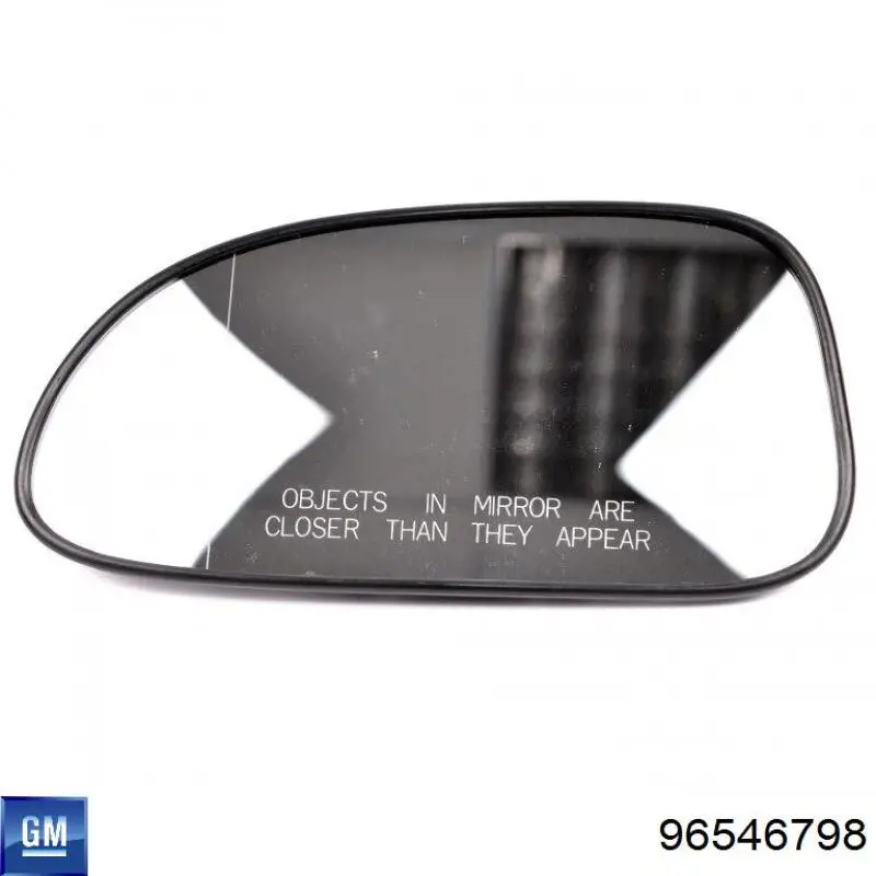 96546798 General Motors Elemento espelhado do espelho de retrovisão esquerdo