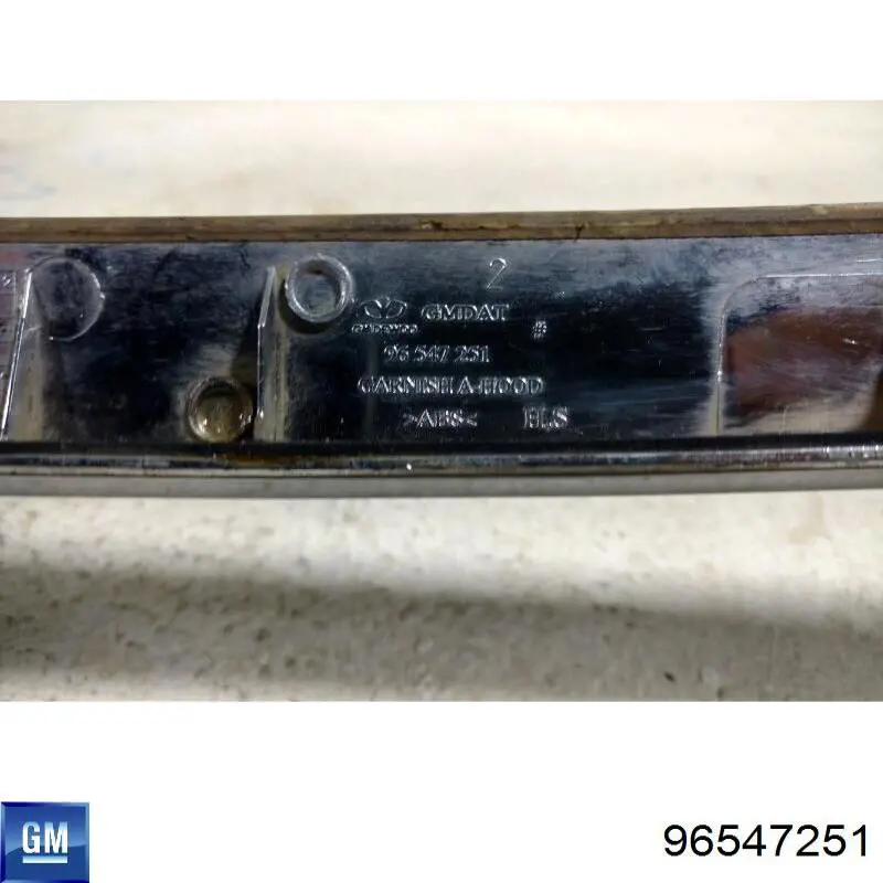 Moldura da capota General Motors 96547251 preço, a partir de 23,92 USD
