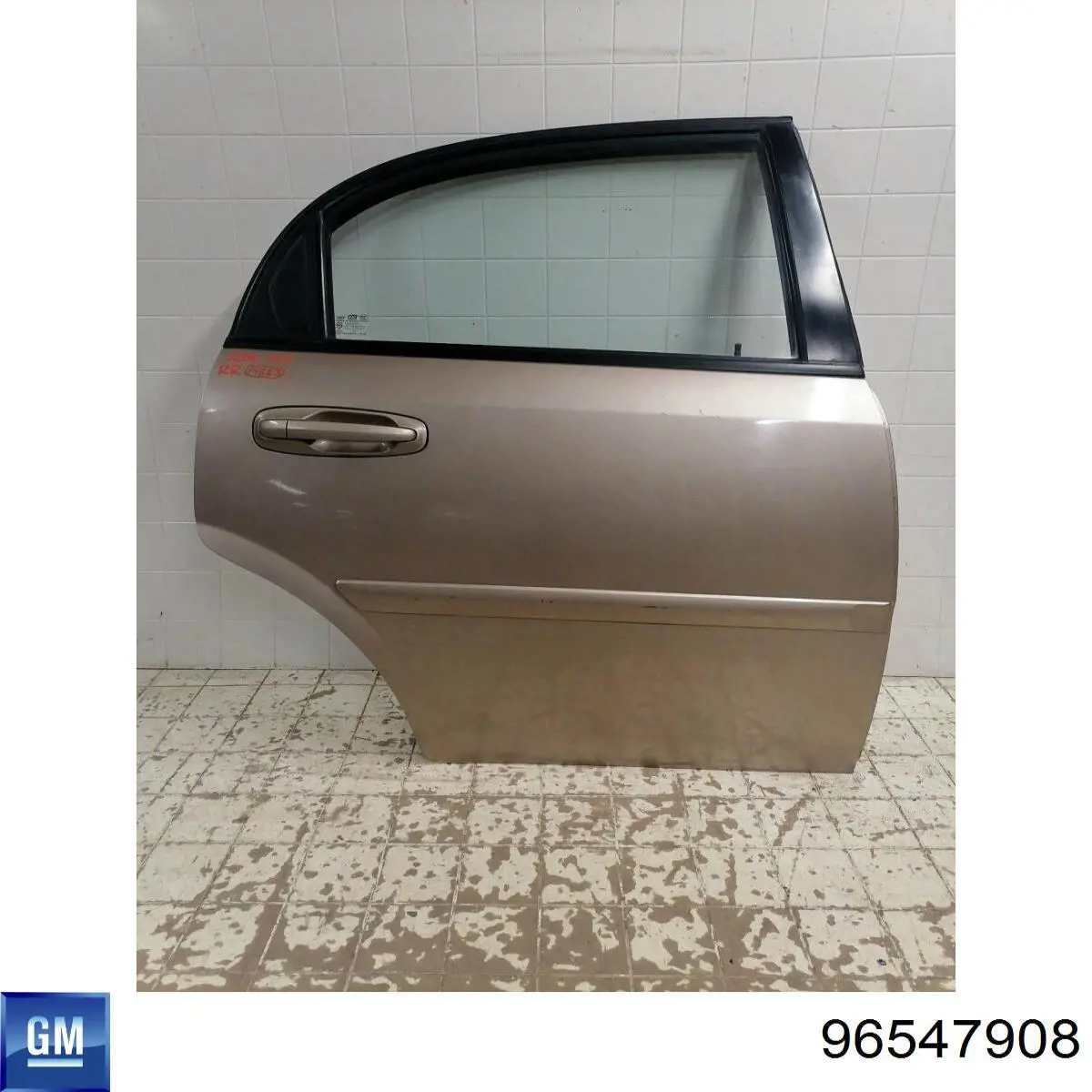 96547908 General Motors Porta traseira direita