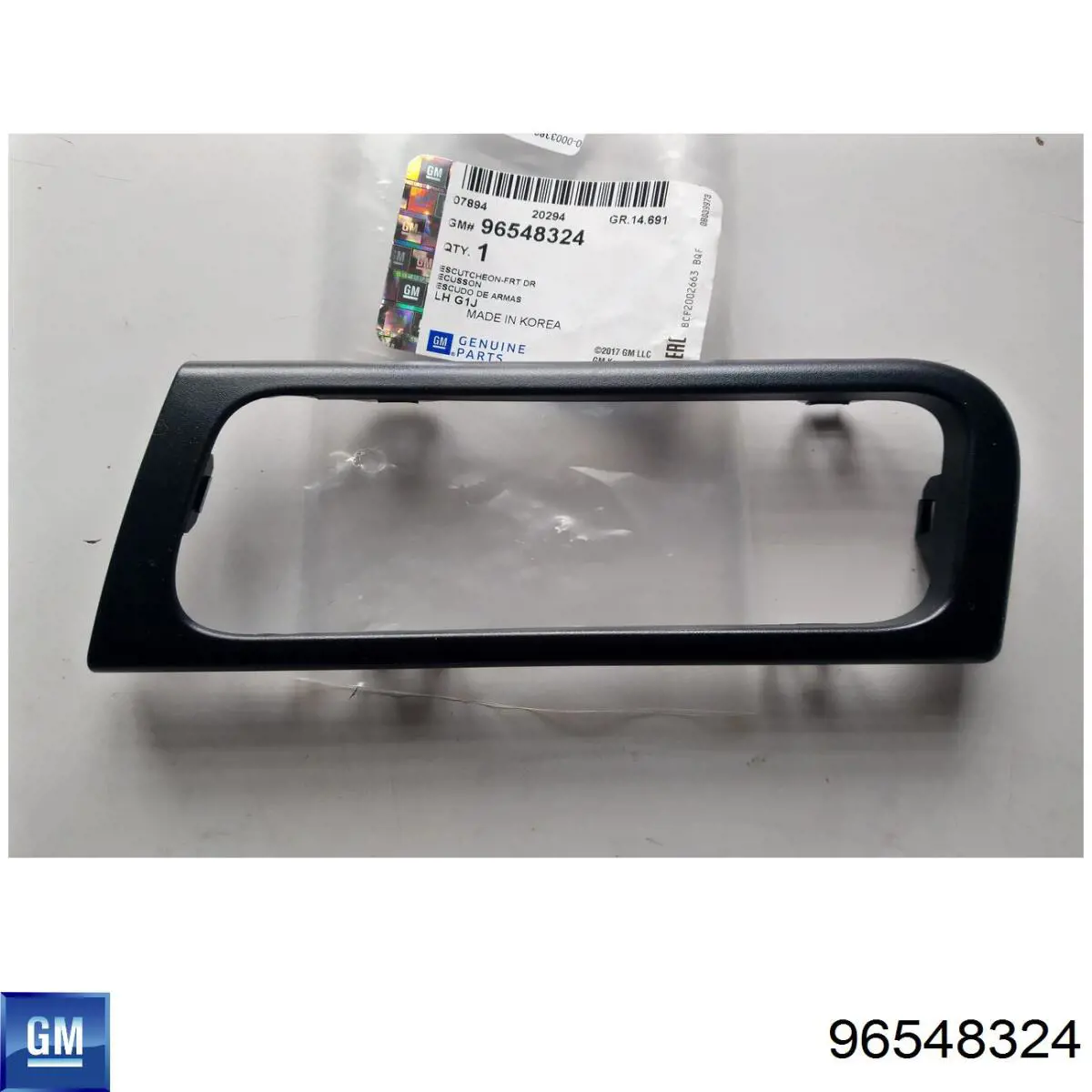 96548324 General Motors Cobrimento de maçaneta interna da porta dianteira esquerda