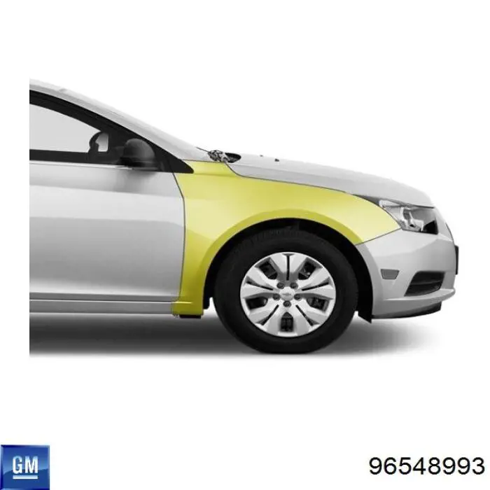 96548993 General Motors Pára-lama dianteiro direito