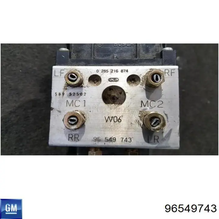 Compre 265216874 General Motors Unidade hidráulico de controlo ABS