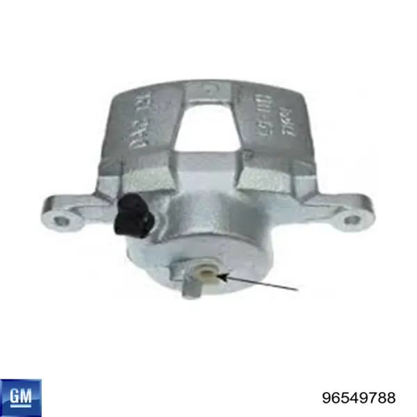Compre 96549788 General Motors Suporte do freio dianteiro esquerdo
