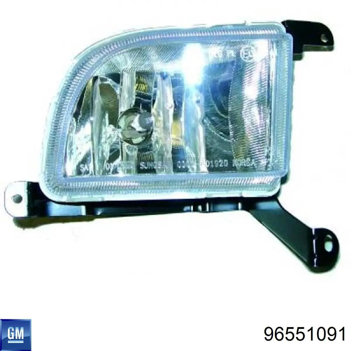 96551091 General Motors Luzes de nevoeiro esquerdas