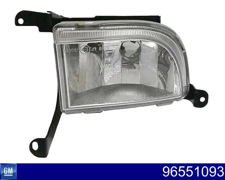 96551093 General Motors Luzes de nevoeiro esquerdas