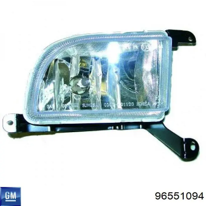 Luzes de nevoeiro direitas General Motors 96551094 preço, a partir de 36,02 USD