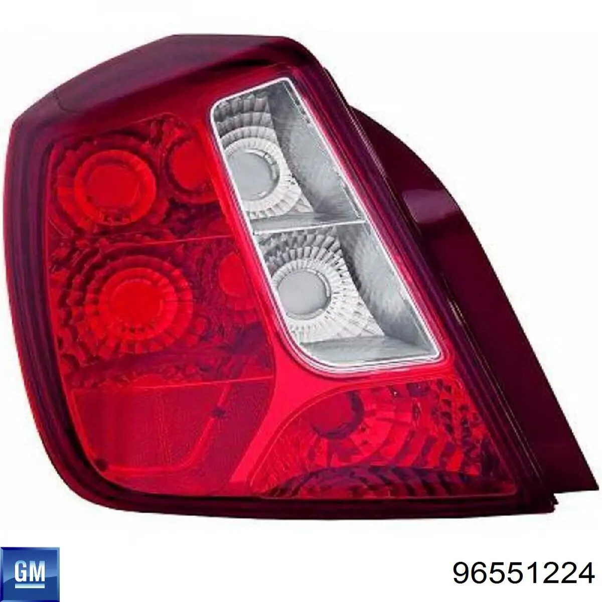 96551224 General Motors Lanterna traseira direita
