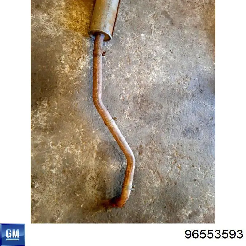 Compre 96553593 General Motors Silenciador, parte central