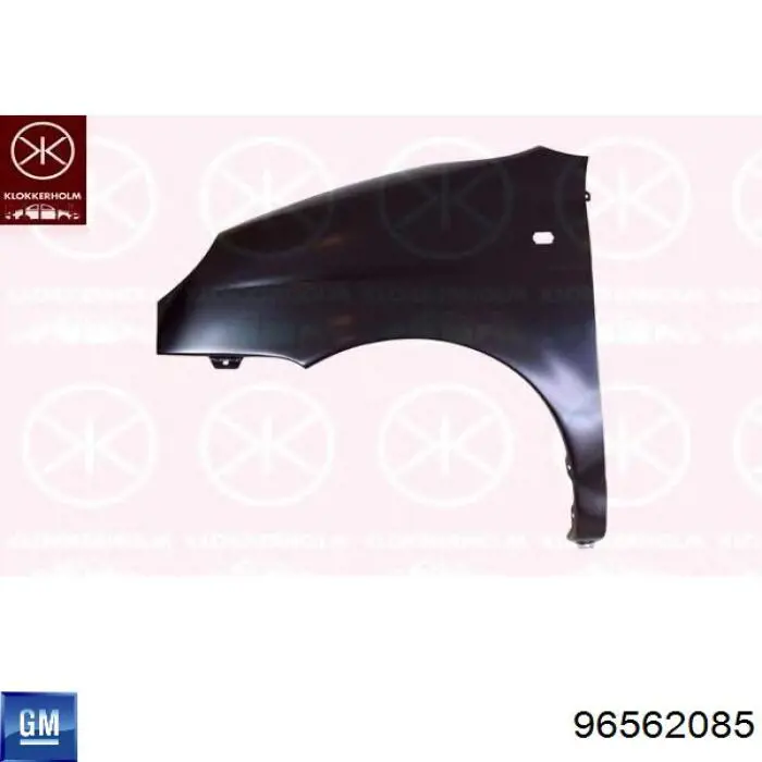 Pára-lama dianteiro esquerdo General Motors 96562085 preço, a partir de 74,36 USD