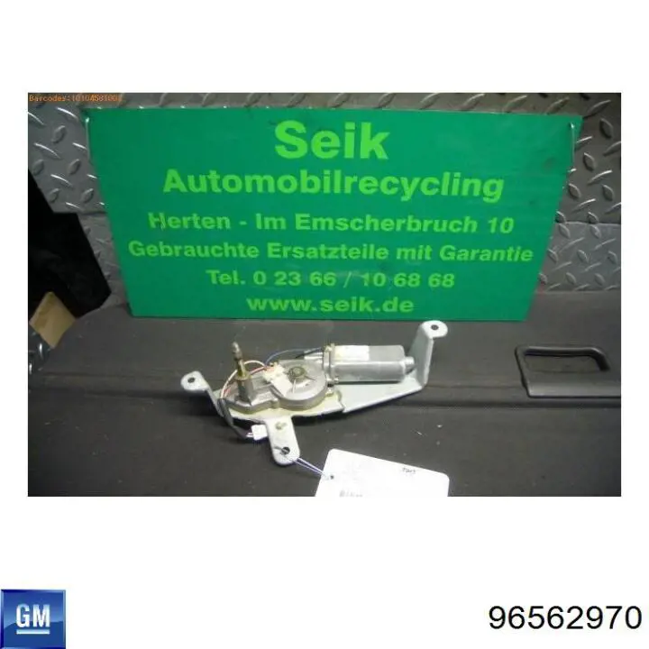 Motor de limpador pára-brisas de vidro traseiro General Motors 96562970 preço, a partir de 69,81 USD