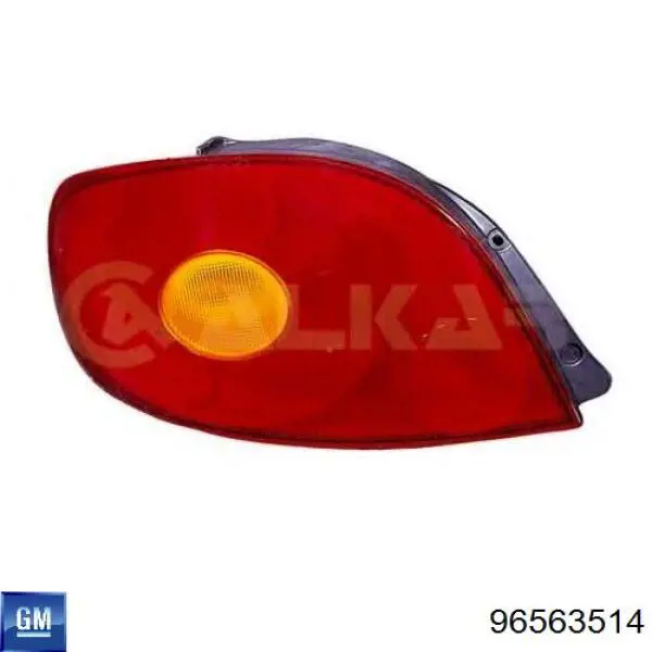 96563514 General Motors Lanterna traseira esquerda