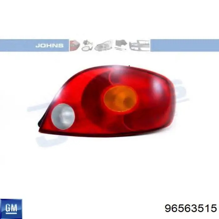 Lanterna traseira direita General Motors 96563515 preço, a partir de 45,97 USD
