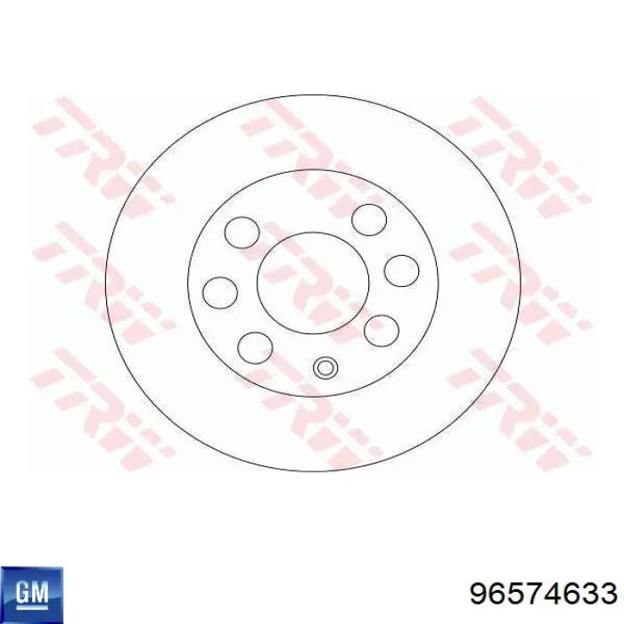 96574633 General Motors Disco do freio dianteiro