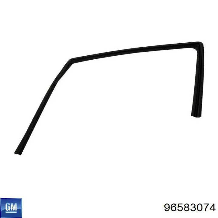 Moldura de vidro deslizante da porta traseira esquerda General Motors 96583074 preço, a partir de 16,22 USD