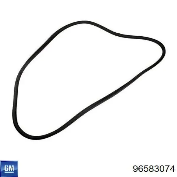 96583074 General Motors Moldura de vidro deslizante da porta traseira esquerda