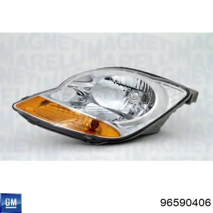 96590406 General Motors Luz direita