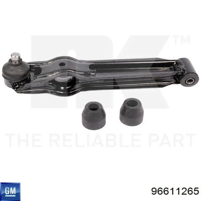 96611265 General Motors Braço oscilante inferior esquerdo/direito de suspensão dianteira