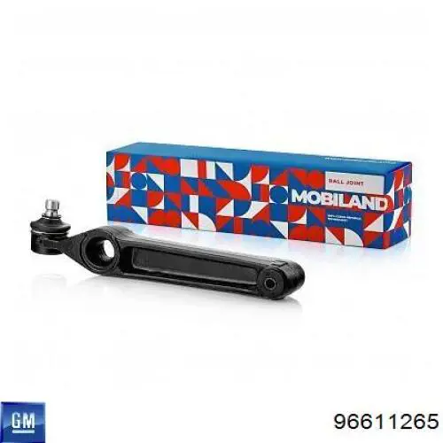 Compre 96611265 General Motors Braço oscilante inferior esquerdo/direito de suspensão dianteira