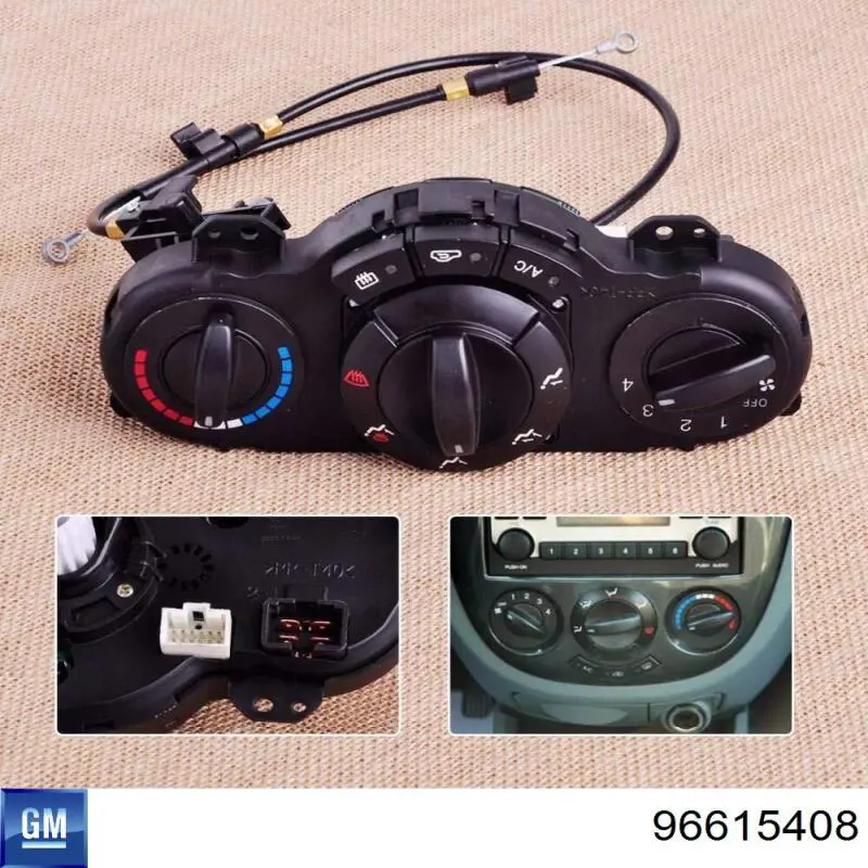 96615408 General Motors Unidade de controlo dos modos de aquecimento/condicionamento