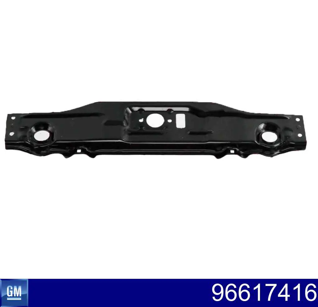 96617416 General Motors Suporte superior do radiador (painel de montagem de fixação das luzes)