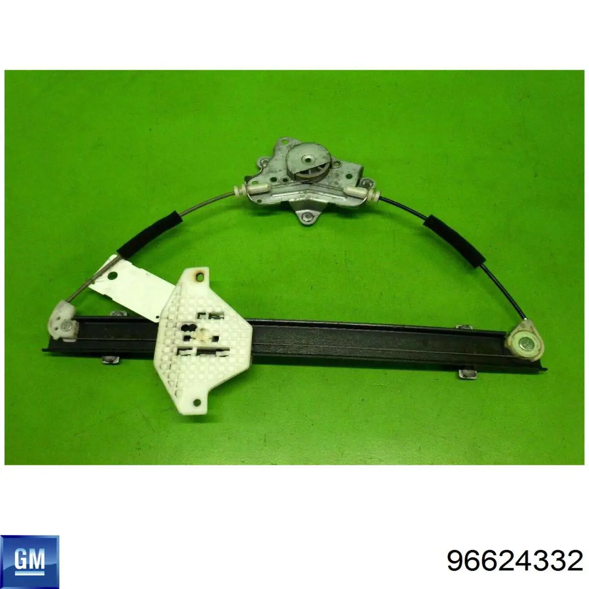 96624332 General Motors Mecanismo de acionamento de vidro da porta dianteira esquerda