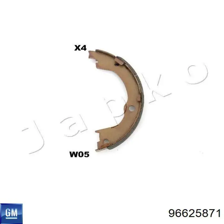 Compre 96625871 General Motors Proteção esquerda do freio de disco traseiro