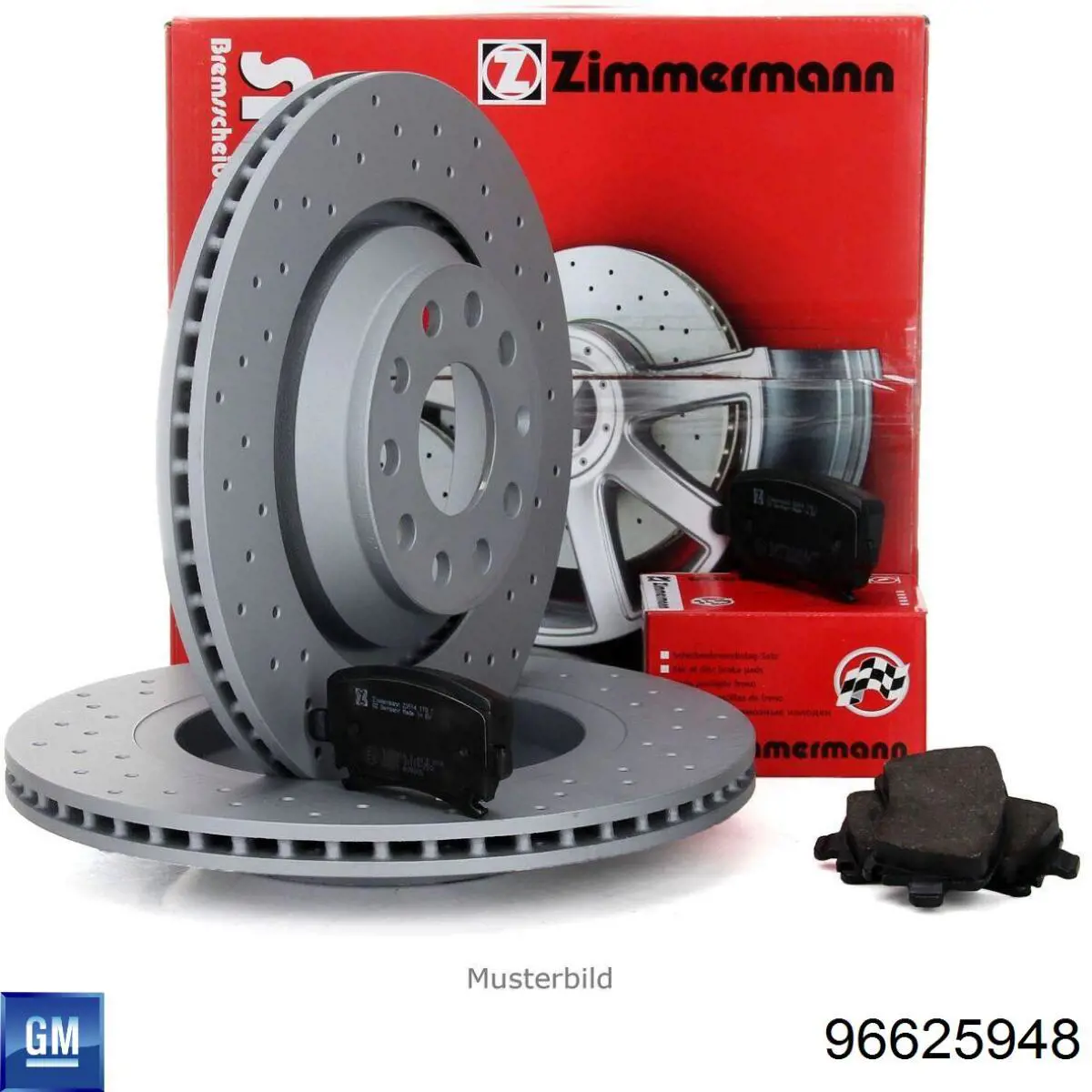 96625948 General Motors Disco do freio dianteiro