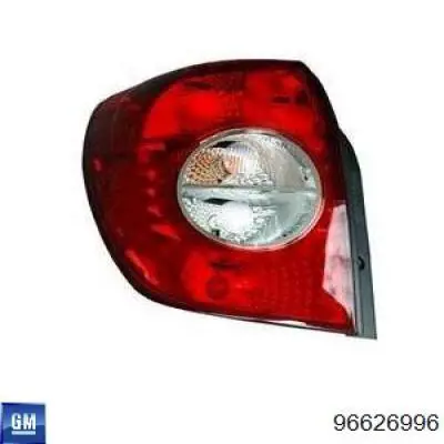 Lanterna traseira direita para Chevrolet Captiva I C100